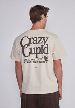 Polera Hombre Corazon Cupido Beige Sioux